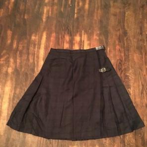 Laura Ashley Green/blue Tartan Kilt/skir