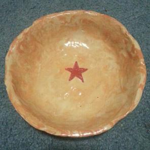 Marble star bowl