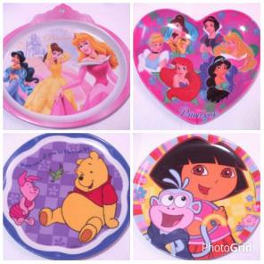 Girls Disney Princess Plate Bundle