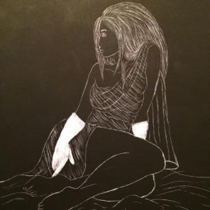 Scratch Art Of A Girl