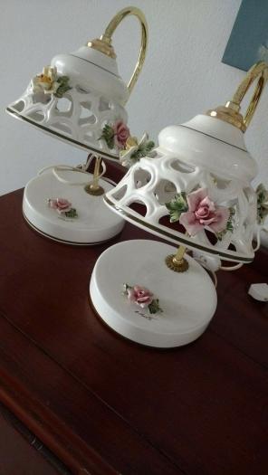 Set Capodimonte Lamps