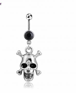 Skull Belly Ring