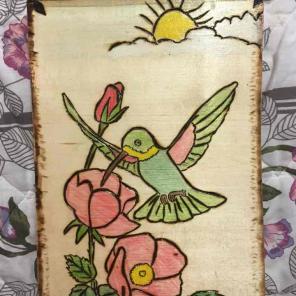 Wood carving home made $35 each piece