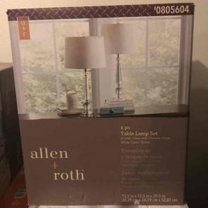 New Allen + Roth 2 Piece lamp