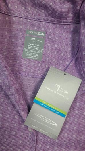 NWT Page & Tuttle Women's Golf Shirt - S