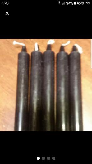 Black Candles Protection Banishing