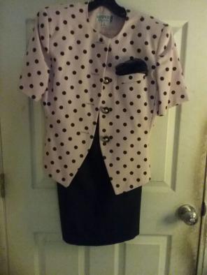 Kasper lined jacket and skirt suit