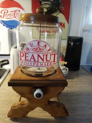 Peanut dispenser great condition hard to