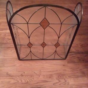 Fireplace Glass Decor
