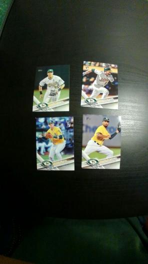 Topps Baseball Cards 2017 Oakland A's
