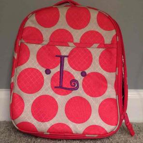 Thirty-one lunchbox with "L" monogram