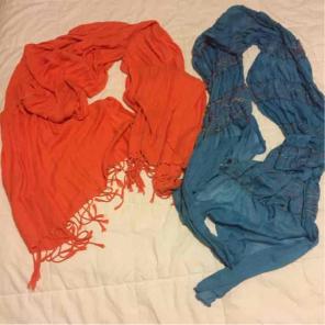 Scarfs Blue and Orange