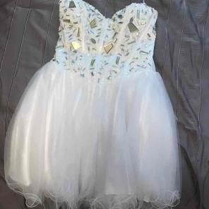 MayQueen Homecoming/Prom/formal white