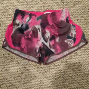 Nike dri-fit shorts pink & charcoal sz S