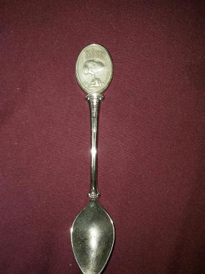 Knotts Berry Farm Snoopy Spoon pewter 5"