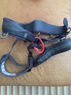 Large Rockclimbing Harness W/ Chalk Bag