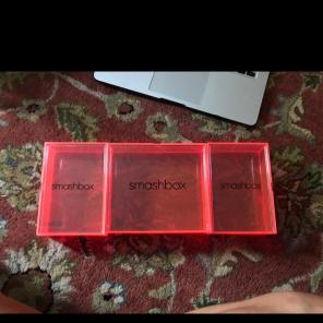 3 Smash box Plastic Containers