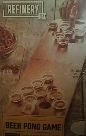 Wooden Beer Pong Game