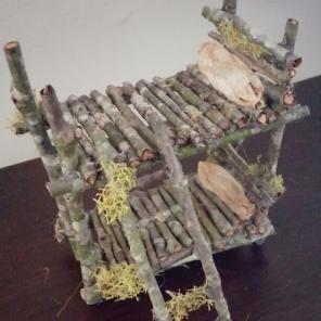 Fairy garden bunk bed handmade