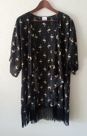 Lularoe Unicorn Flamingo Monroe Kimono