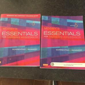 Nursing assistant books$35each/$60both