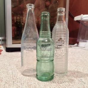 Lot Of 3 Vintage Soda Bottles