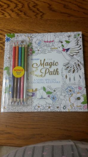Magic path coloring book