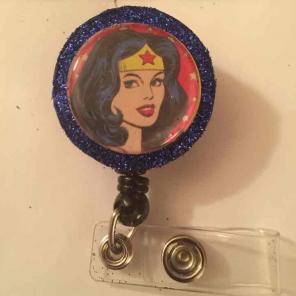 WONDER WOMAN ID CARD BADGE HOLDER