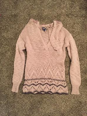 Tan Oversized Tunic Length Sweater