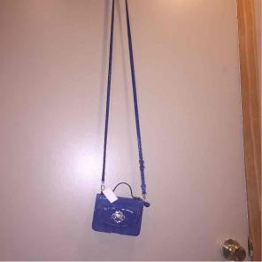 blue hand bag/purse