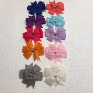 10 Hair Bows With Alligator Clip