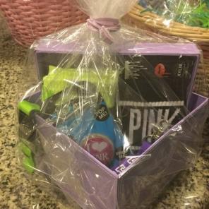 New Vs Pink Gift Basket Socks, Lanyards,