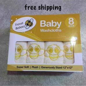Baby washcloths 8 pack