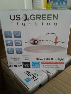 Five 5/6 LED Recessed Downlight Retrofit