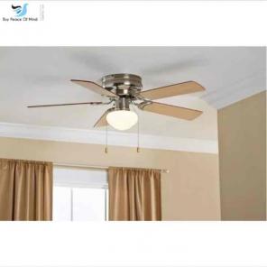 Hugger Ceiling fan 42" with globe light