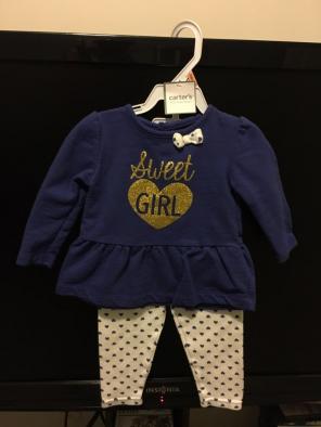 NWT Carters 2pc Leggings W/ Top