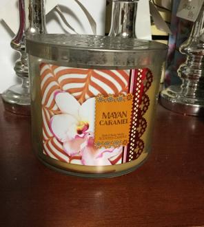 MAYAN CARAMEL CANDLE BBW