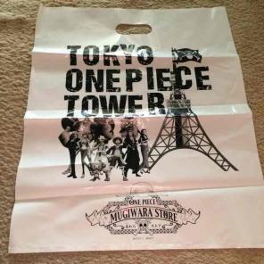 ONE PIECE TOKYO TOWER SHOPPING BAG
