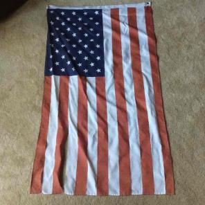 USA US American flag Merica big vintage