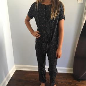 Kids Patterned Jumpsuit