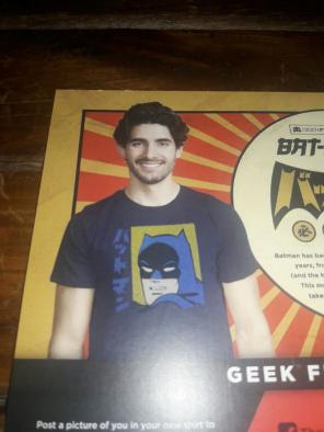 Bat-Manga Tee Shirt Size XL