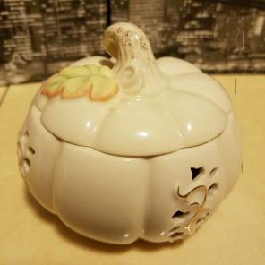 LENOX GOLDEN HARVEST SMALL PUMPKIN VOTIV