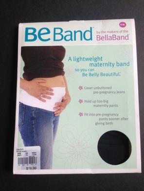 Beband Black Maternity Belly Band S/M