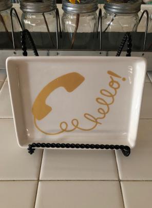 Magenta Hello Tray