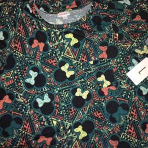 Lularoe Disney Minnie Mouse Carly Size L