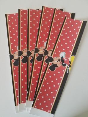Mickey mouse waterbottle labels