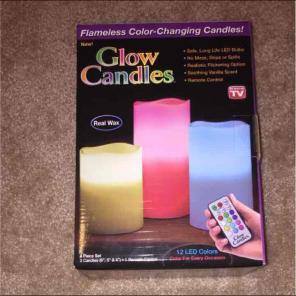 Glow Candles New in Box