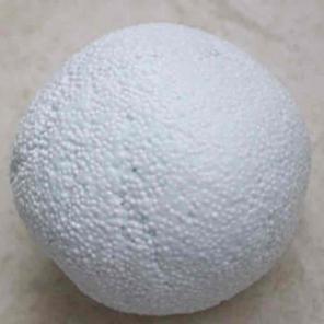 White floam slime w/ light blue tint 4oz