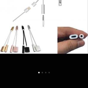 iPhone 7/7 plus 2 in 1 adapter free
