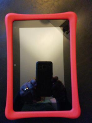 Nabi White with Red rubber cover 8x5